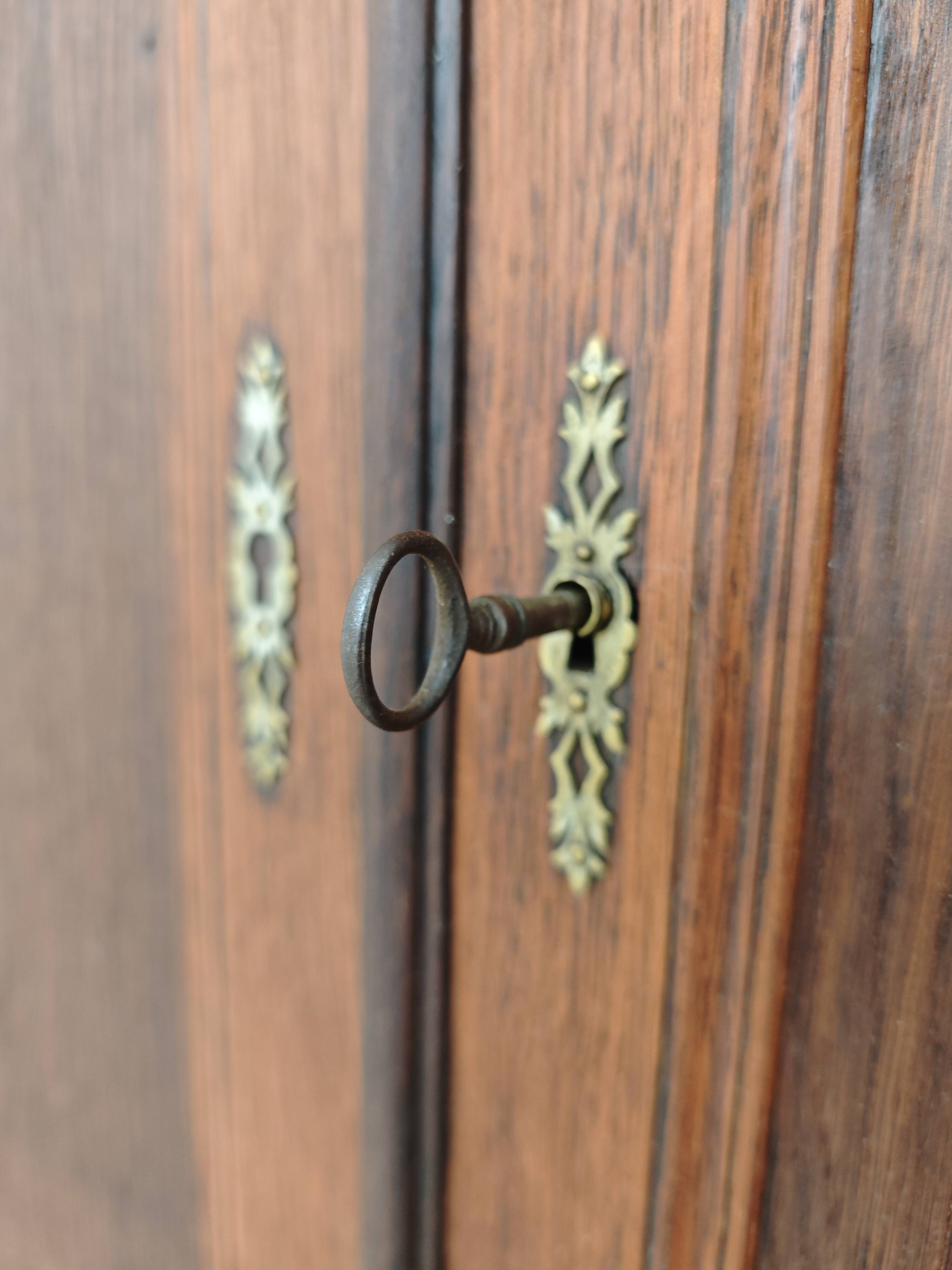 Small wooden sideboard storage unit 1950