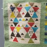 Wall hung wool rug in many colors (Can easily be made into a floor rug)