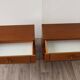 Pair of vintage wooden bedside tables, 1970s