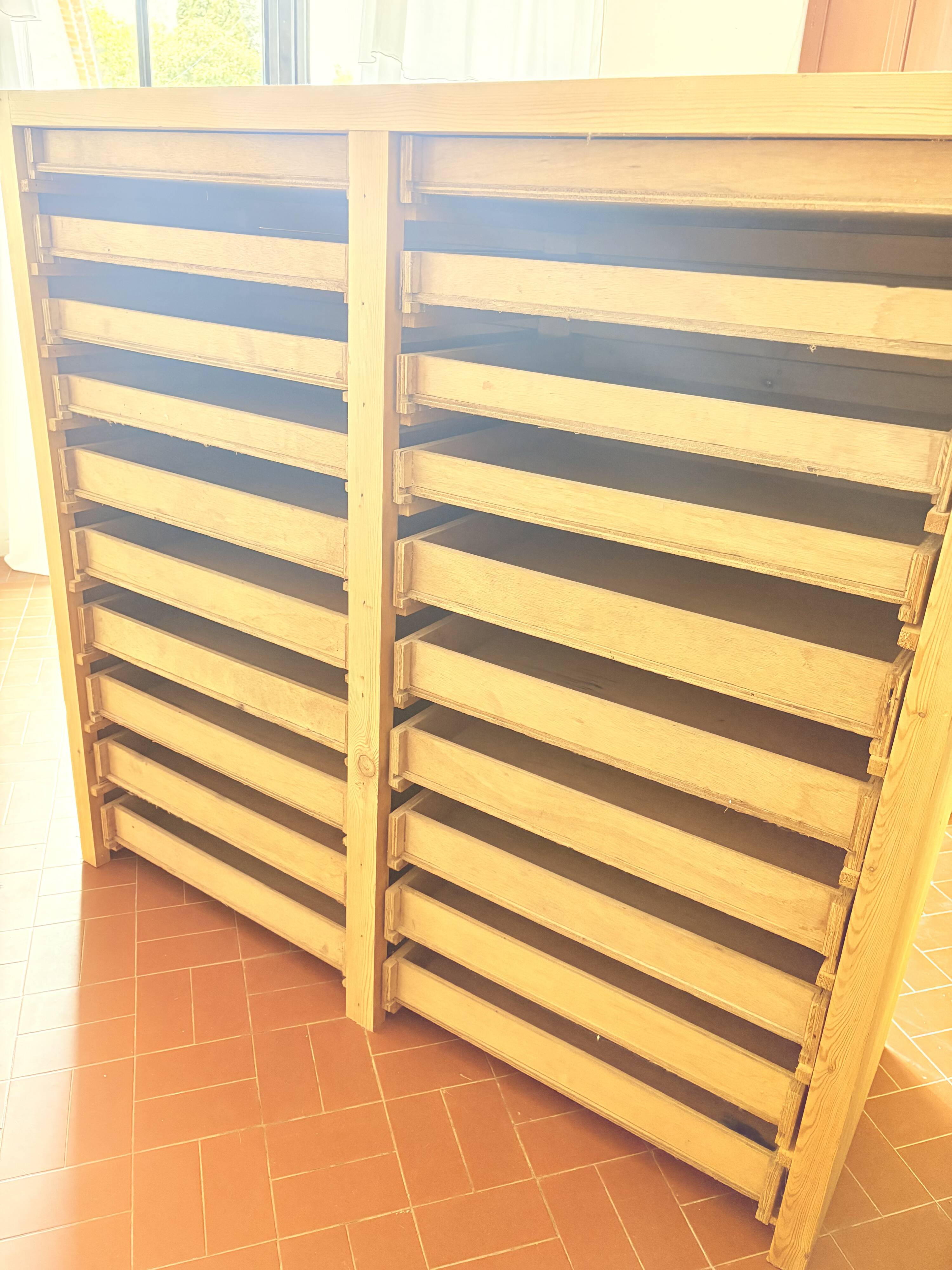 Light pine workshop furniture