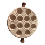 La Bourguignonne 12-hole snail pan Made in France - enameled
