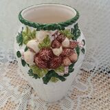 Antique Barbotine Vase