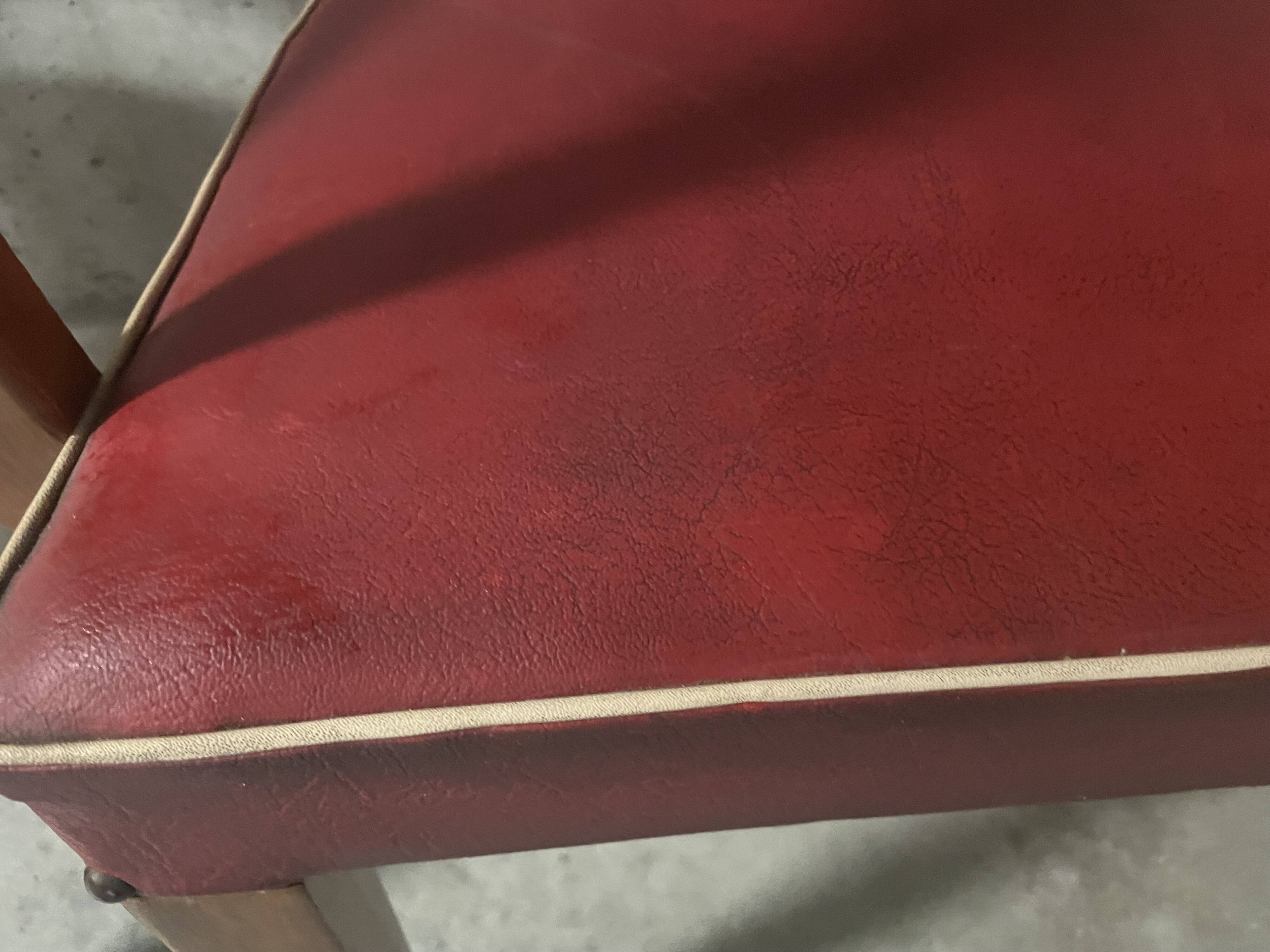 Pair of bridge armchairs from the 1950s