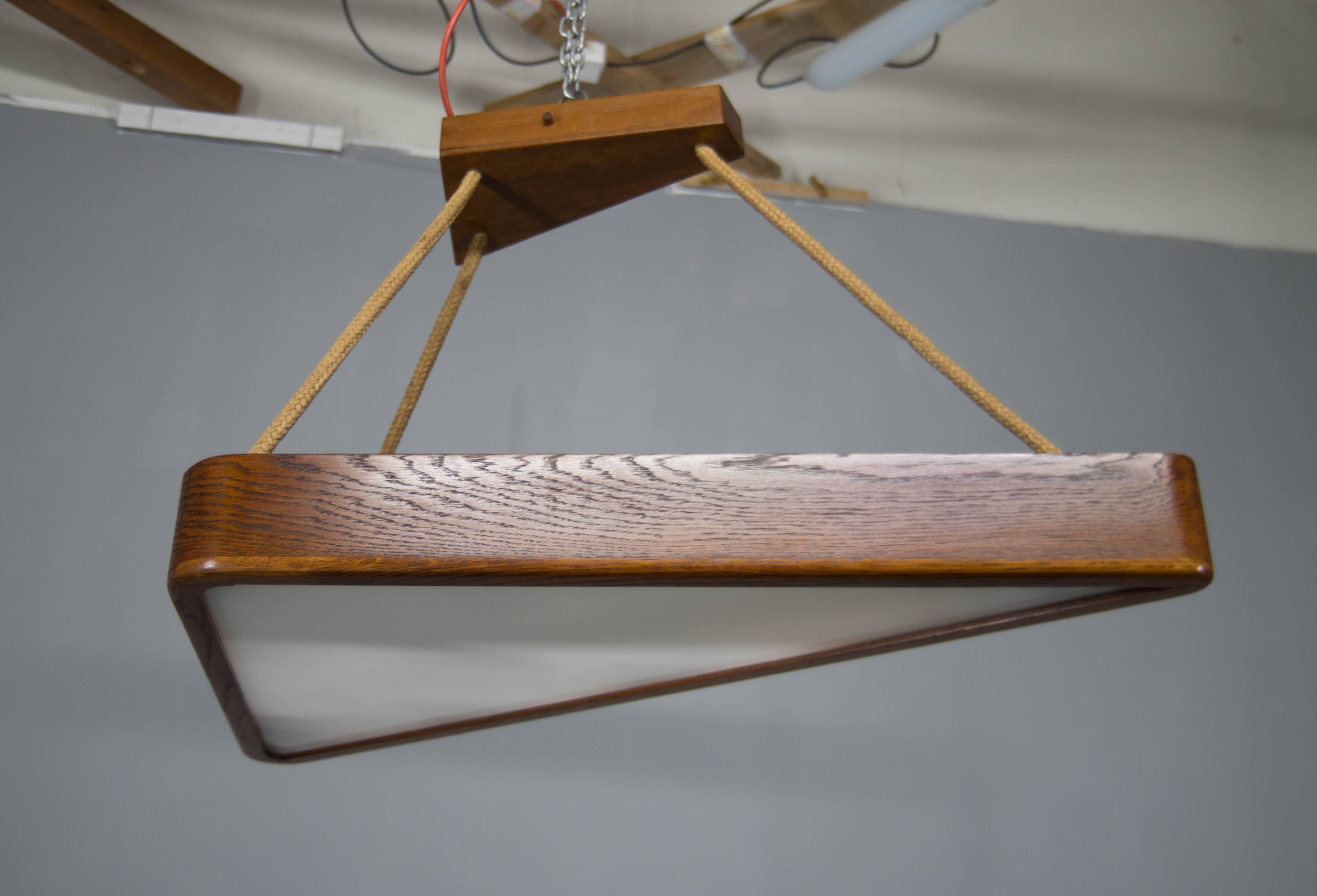 Mid-Century Modern Pendant Light by ULUV, 1960s – Restored