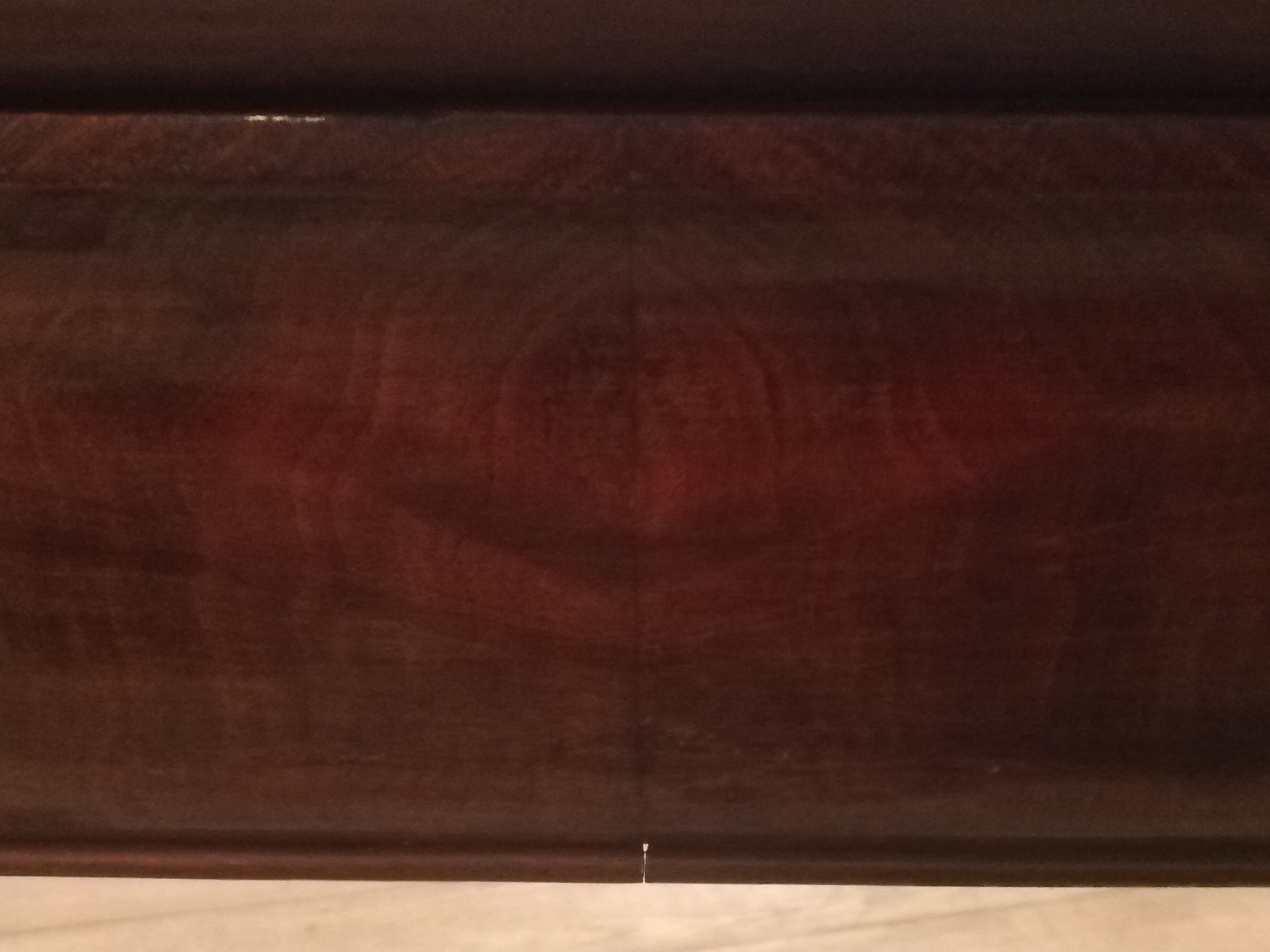 Console Restoration in mahogany and marble