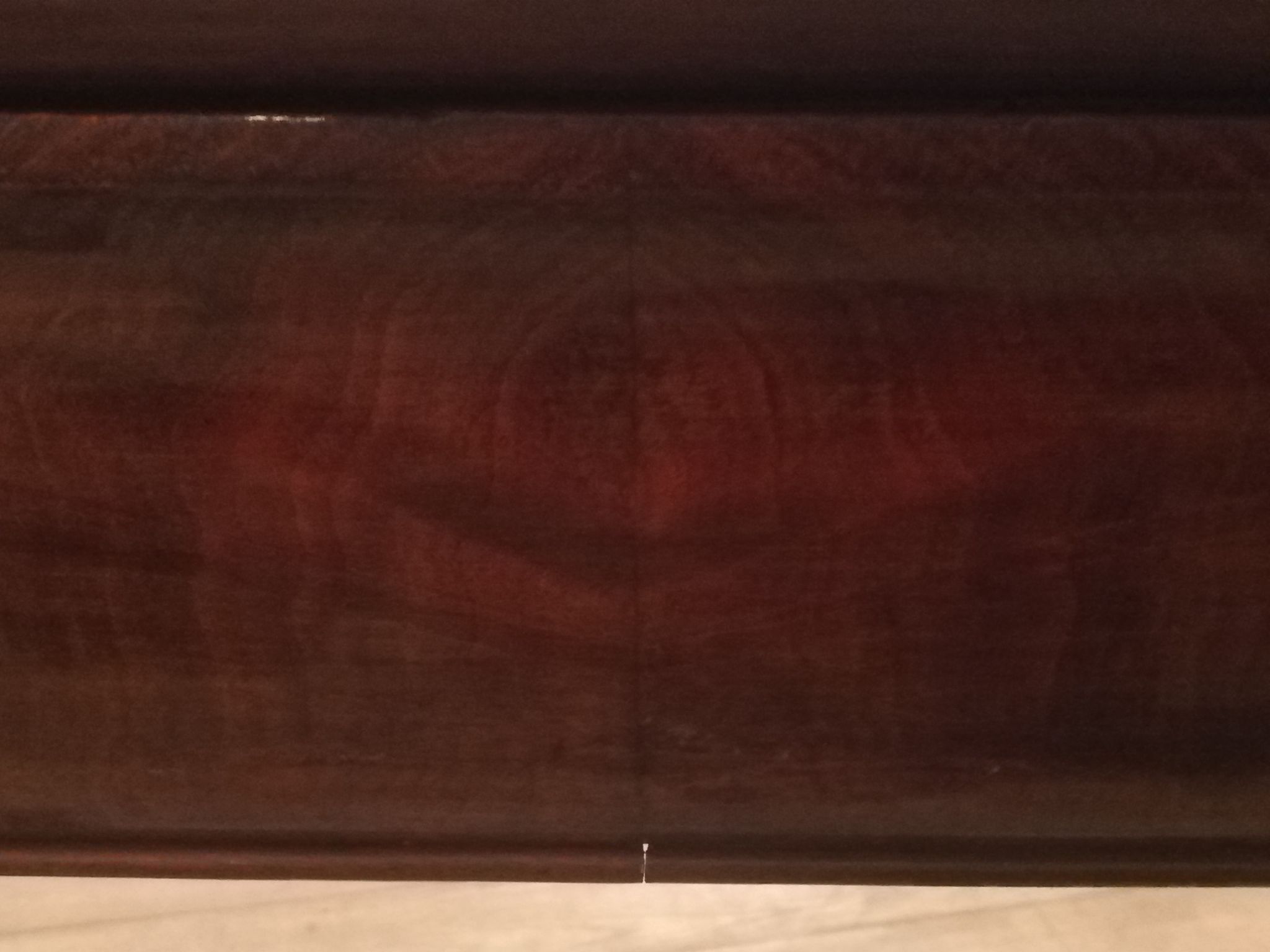 Console Restoration in mahogany and marble