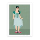 Feet on the ground, art print 13x18 cm, numbered and signed