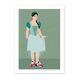 Feet on the ground, art print 13x18 cm, numbered and signed