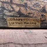 Vintage French oil painting, signed Levergne, 1958