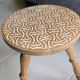 Hand-renovated vintage stool