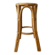 High stool / Plant stand in rattan and bamboo from the 1970s