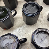Grand service à café 11 tasses Arcoroc collection Esso vintage