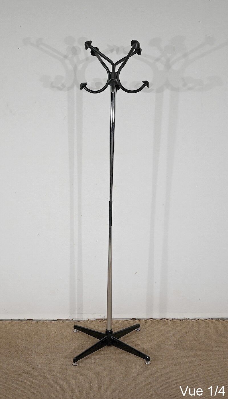 Coat rack Swivel in chromed metal - 1960