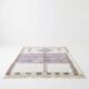 Berber wool rug in violet 200x300 cm