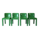 4 chaises modèle 4875 par C. Bartoli pour Kartell, 1970