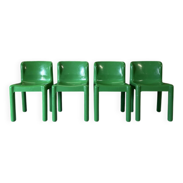 4 chaises modèle 4875 par C. Bartoli pour Kartell, 1970
