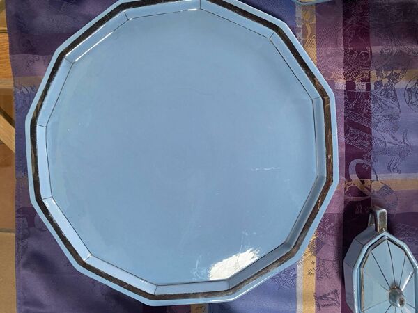 Service à thé Art Déco estampillé Longwy