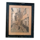 Flemish engraving hand-painted signed r.verhulst 1943