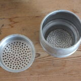 Selfish or miniature coffee maker green and yellow