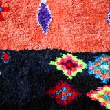 Boujaad style rug set vintage design, name: Life Back 170 cm / 210 cm.