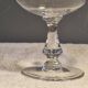 2 coupes à champagne anciennes en cristal de Baccarat