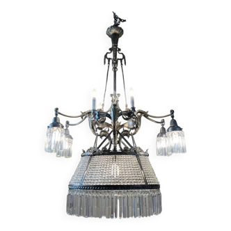 Large chandelier counter, billiards, casino