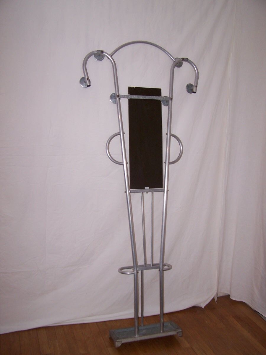 Aluminium coat hanger - art deco - 30s - 40s
