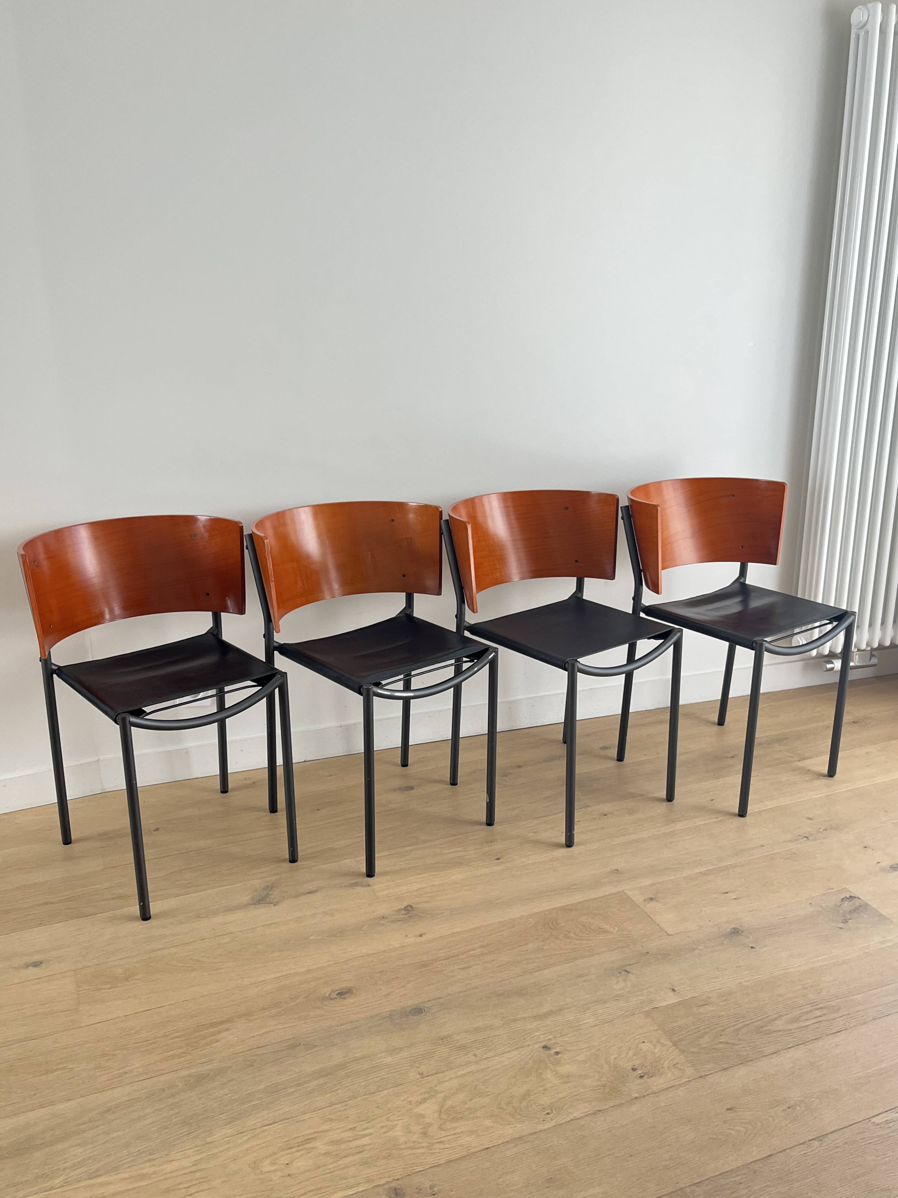 4 Lila chairs by Philippe Starck for XO