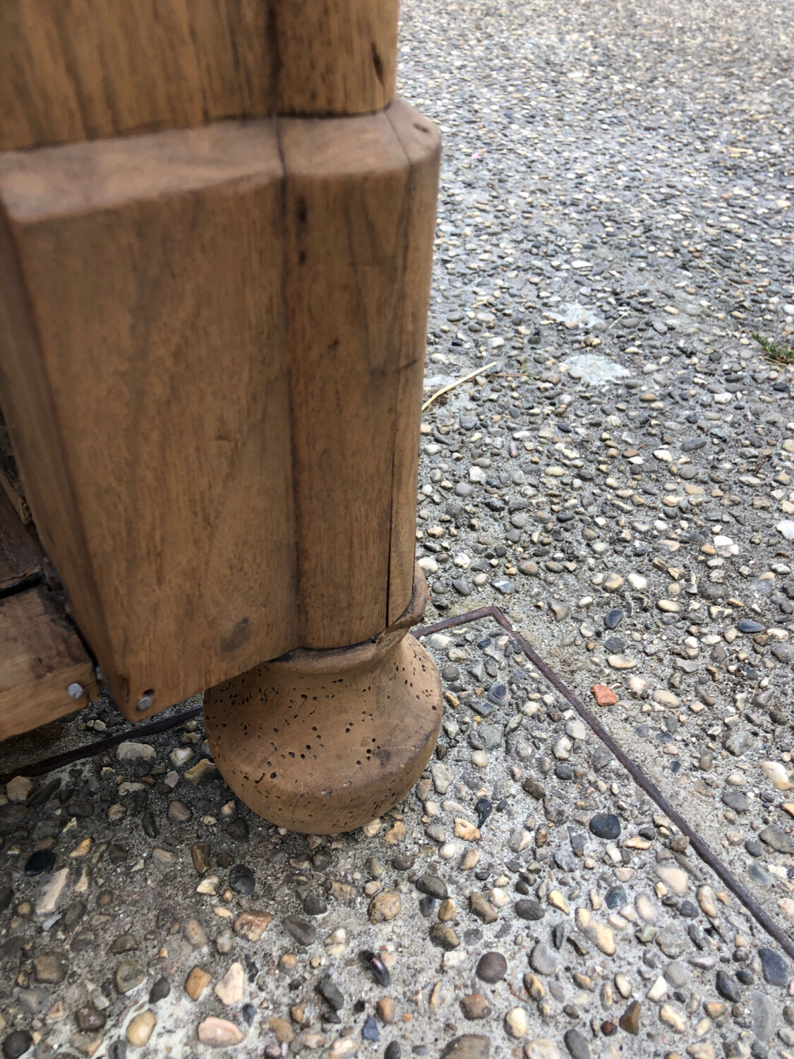 Solid walnut sideboard