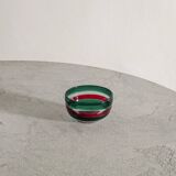 Vintage Italian Mid Century Glass Bowl Fulvio by Bianconi for Venini, 1950s