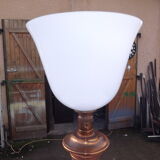 White opaline 50s Mazda lamp