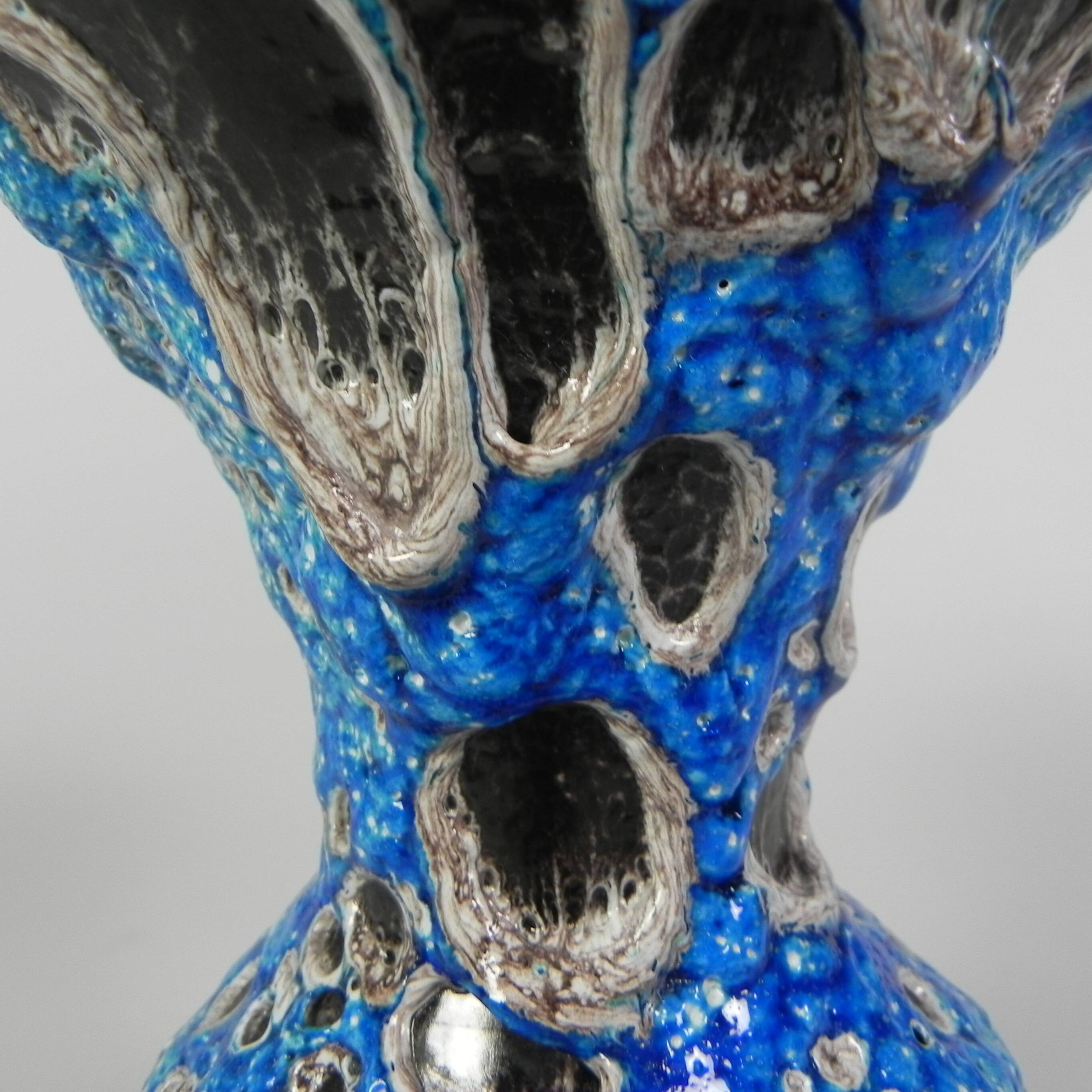 Vintage Fat Lava vase, Vallauris, 1950s