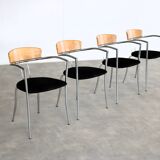 Vintage chairs | dining chairs | Effezeta | 80s