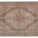 Vintage Turkish handmade rug 203x358 cm
