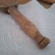 Vintage wooden butter spoon