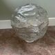 large 1970s moulded glass globe