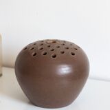 Large sandstone flower spike signed Philippe Aubert