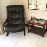 Pieces of sofa wood cannage and glass