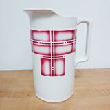 Old Sarreguemines Rostand jug