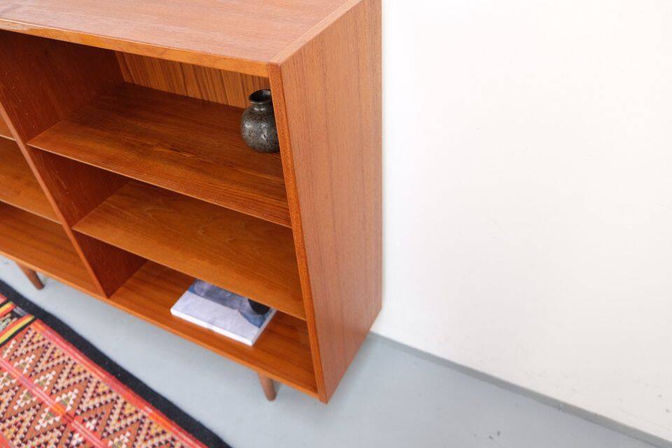 Buffet/étagère en teck Hundevad style rétro vintage années 60-70