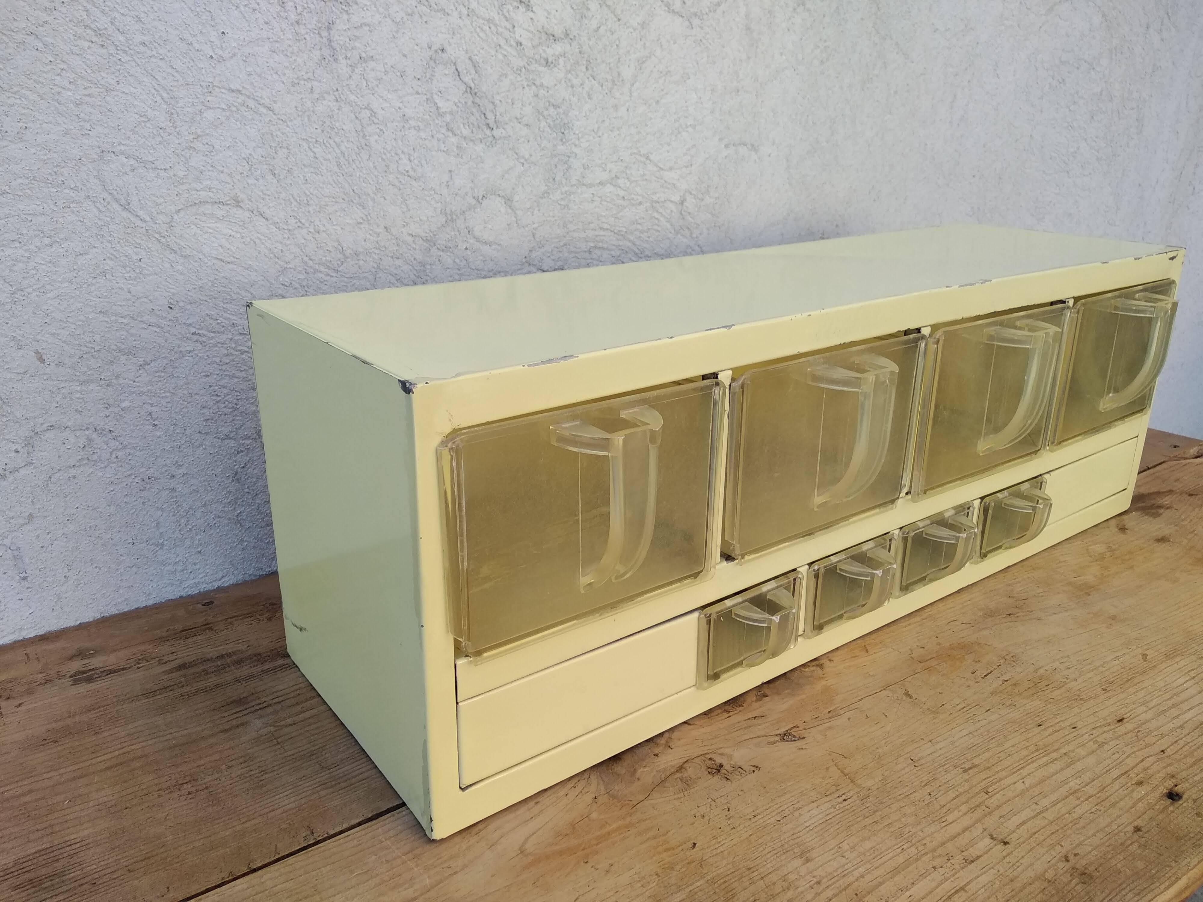 Storage unit with lockers brand PlexiBronze - 1950s
