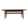 Danish teak coffee table with shelf, 1960s