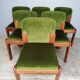 Serie de 6 chaises vintage epoque 1960