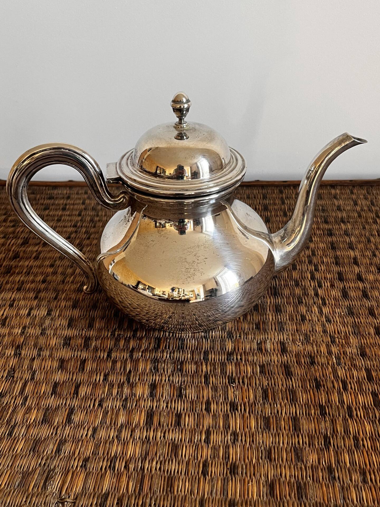Silver-plated teapot