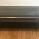 Chrome metal coffee table and smoked glass 70