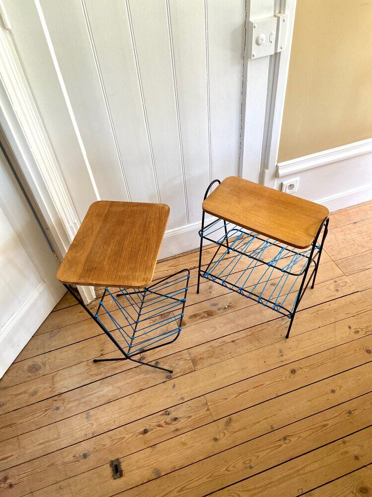 Guerin - service in wood, metal and scoubidou