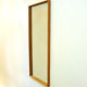 Vintage oak wall mirror by Nyge Verken Nyköping - Sweden 1960s