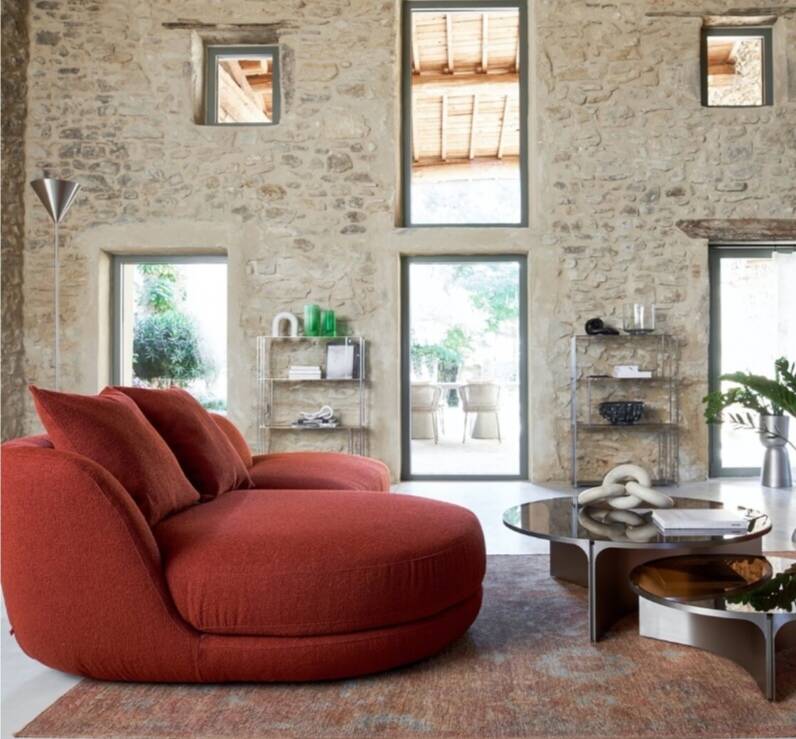 Corner sofa by Emmanuel Alessio (AM/PM exclusive)