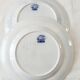 Set of 2 flat plates Petrus Regout, Timor