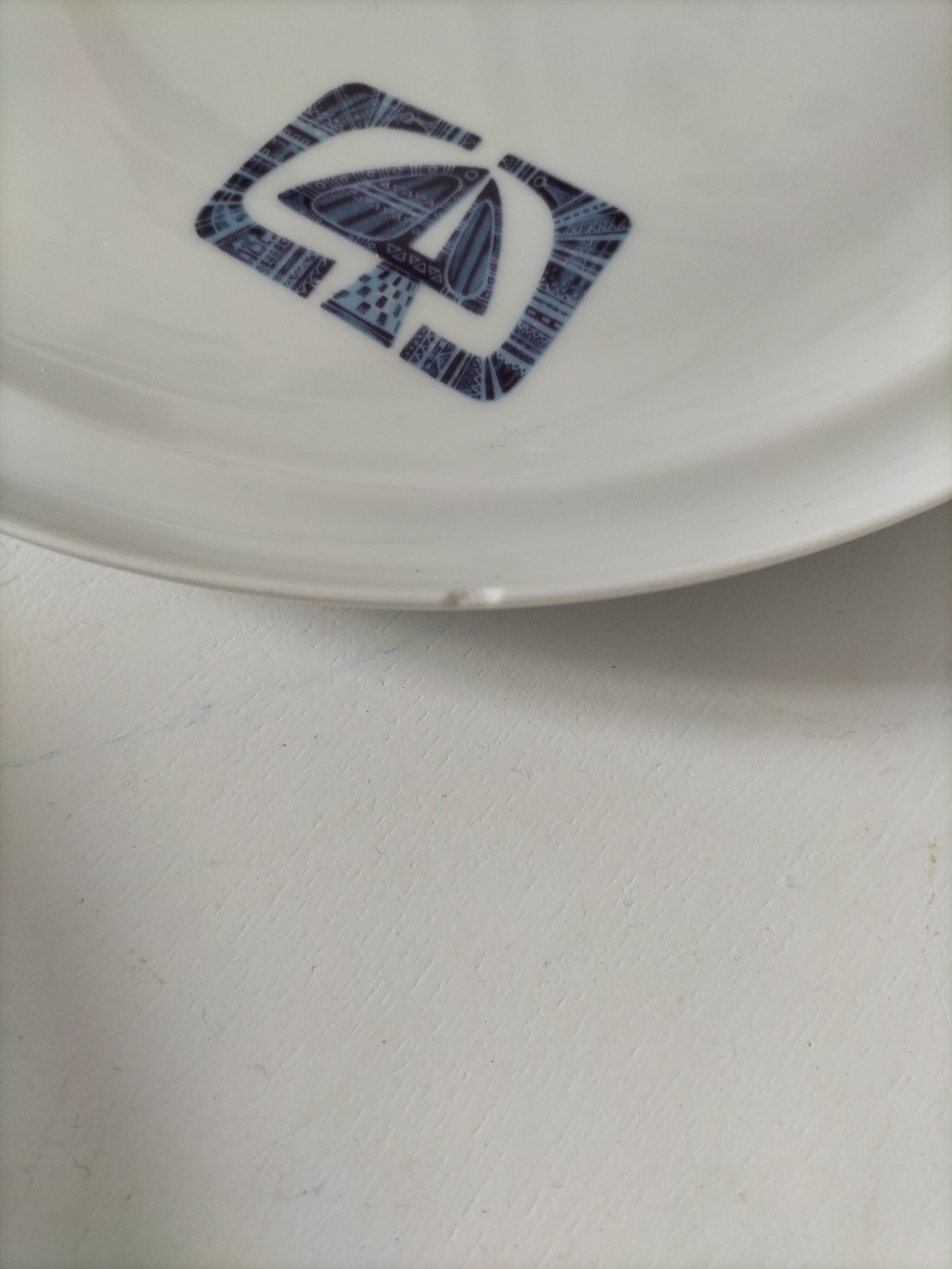 Porcelain set from Paris, Lima decoration – 7 pieces, 1970